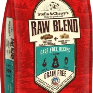 Stella & Chewy's Raw Blend Cage Free Recipe Kibble 10lb {L-1x} 860221