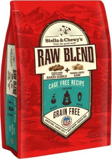 Stella & Chewy's Raw Blend Cage Free Recipe Kibble 10lb {L-1x} 860221