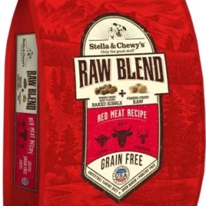 Stella & Chewy's Raw Blend Red Meat Recipe Kibble 22lb {L-1x} 860222