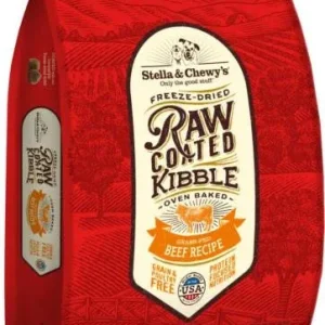 Stella & Chewy's Raw Coated Beef Recipe Kibble 22lb {L-1x} 860232