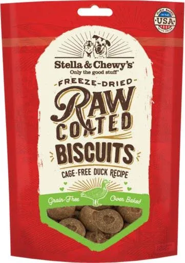 Stella & Chewy's Raw Coated Biscuits Cage-Free Duck Recipe 9 oz {L+1x} 860257 - Image 2