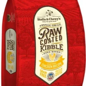Stella & Chewy's Raw Coated Chicken Recipe Kibble 22lb {L-1x} 860231