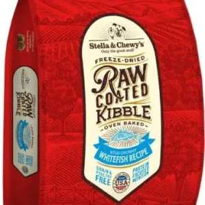 Stella & Chewy's Raw Coated Whitefish Recipe Kibble 22lb {L-1x} 860233