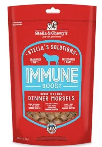 Stella & Chewy's Stella Solutions Freeze Dried Immune Boost Grass Fed Lamb 13oz {L+1x} 860337