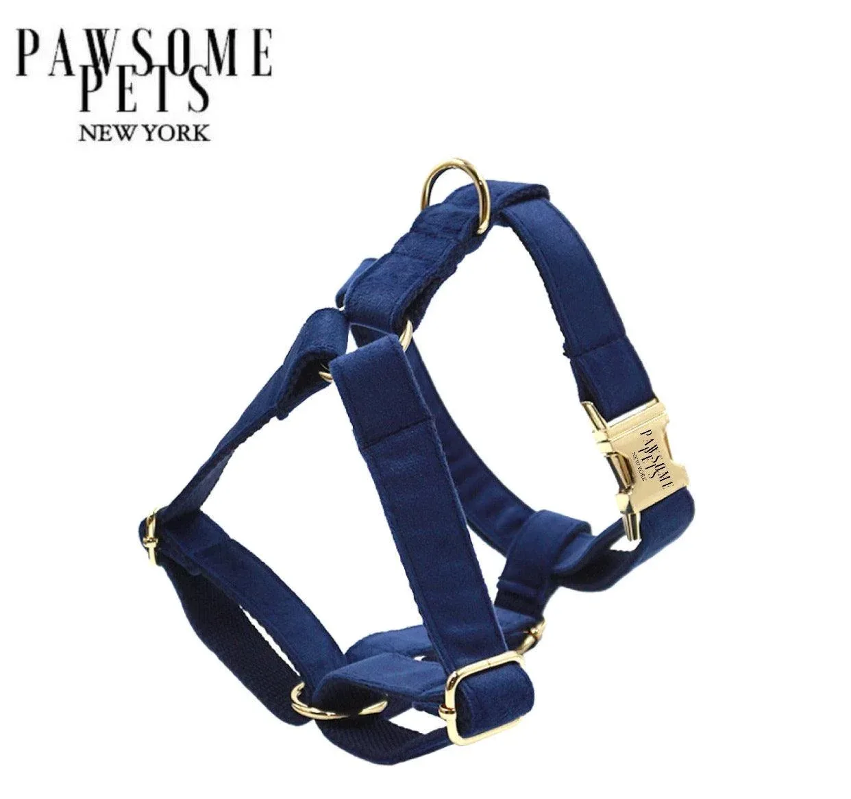 Step-in Dog Harness, Navy Blue