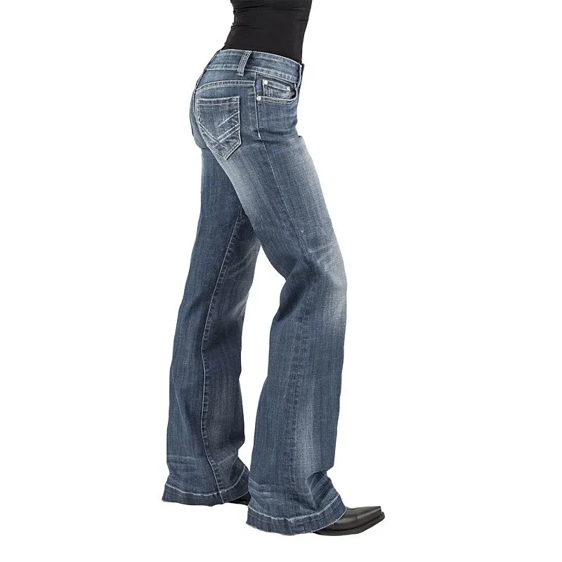 Stetson Ladies Bleached X Pocket Jeans - Image 2