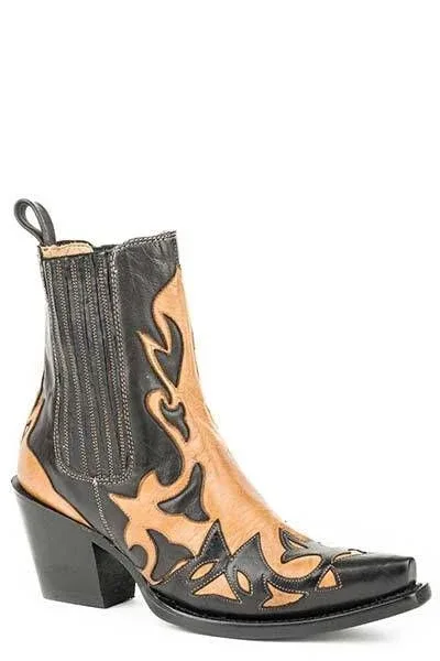 Stetson Ladies Cici Leather Boots 9 Clayton Black - Image 2