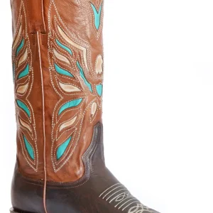 Stetson Ladies Coara Snip Toe 13" Shaft Leather Sole Boots