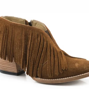 Stetson Ladies Cora 3" Fringe Shaft Fashion Boots