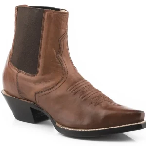 Stetson Ladies Everly Snip Toe Leather Sole Boots