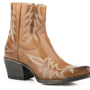 Stetson Ladies Gianna Snip Toe Leather Sole Boots