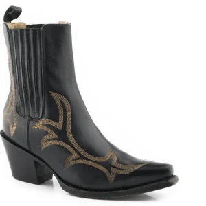 Stetson Ladies Greta Snip Toe Leather Sole Shortie Boots