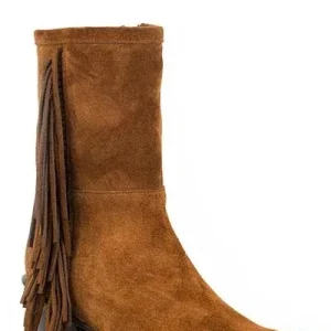 Stetson Ladies Halle Snip Toe Boots With Fringe