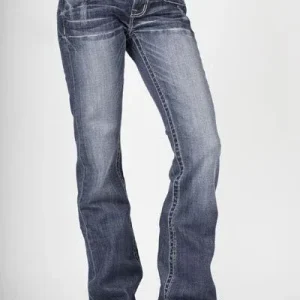 Stetson Ladies Heavy White S Pkt Jeans