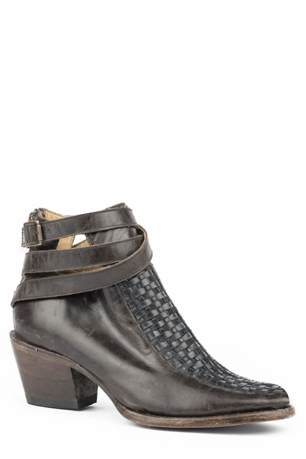 Stetson Ladies Jacey Round Toe Short Fashion Boots