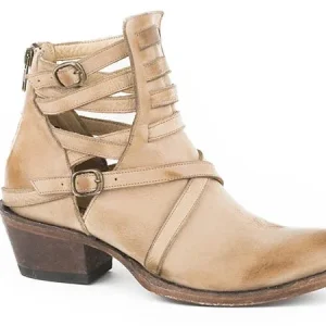 Stetson Ladies Mercy Round Toe Shorty Boots