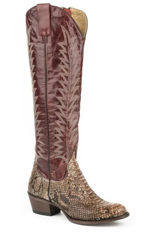 Stetson Ladies Ruby Tall Round Toe Fashion Boots 7