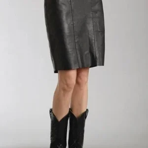 Stetson Ladies Smooth Skirt With Thick Zippers L Blk