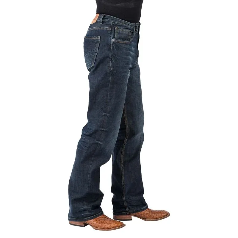 Stetson Mens 1312 Fit Pieced Back Jeans - Image 2