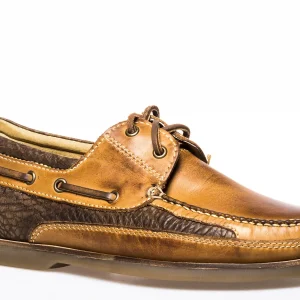 Stetson Mens Dillon Leather Boat Shoes