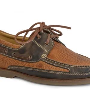 Stetson Mens Dillon Leather Boat Shoes