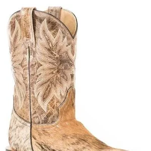 Stetson Mens Duke Square Toe Boots 11 EE Tan/Brown