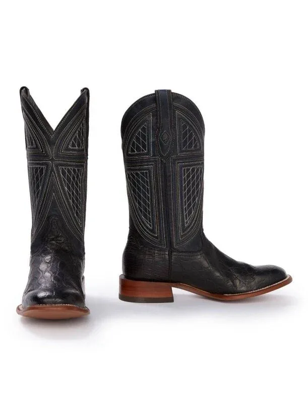 Stetson Mens Falls Alligator Cowboy Boots 10 D - Image 2