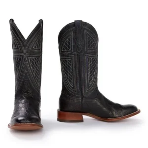 Stetson Mens Falls Alligator Cowboy Boots 10 D