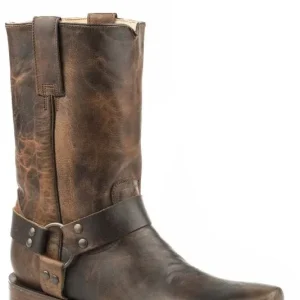 Stetson Mens Heritage Harness Boots