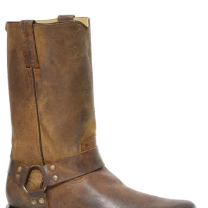 Stetson Mens Heritage Harness Lug Sole Boots