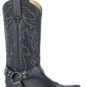 Stetson Mens Outlaw Sciver Biker Lug Sole Boots