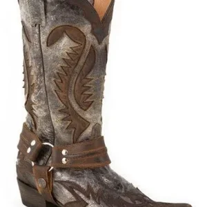 Stetson Mens Outlaw Snip Toe Boots
