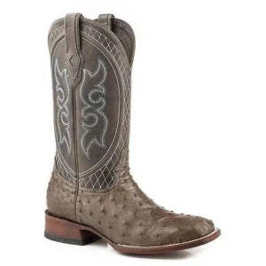 Stetson Mens Ozzy Ostrich Boots