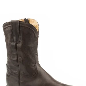 Stetson Mens Rancher Zip Wide R Toe Boots