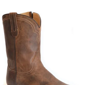 Stetson Mens Rancher Zip Wide R Toe Boots