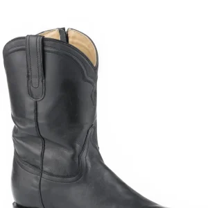 Stetson Mens Rancher Zip Wide R Toe Boots