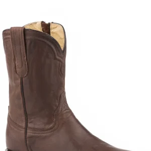 Stetson Mens Rancher Zip Wide R Toe Boots