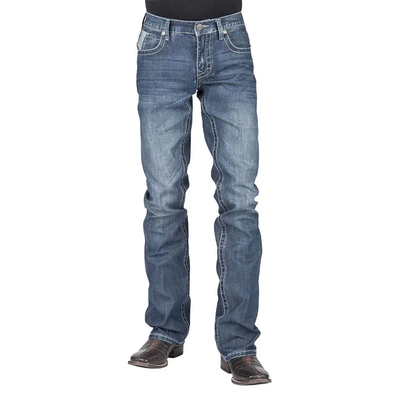 Stetson Mens V Deco Reverse Coin Pkt Jeans