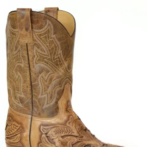 Stetson Mens Wicks Square Toe TRU-X Insole Boots