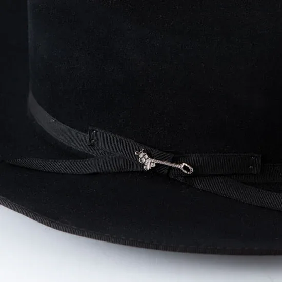 Stetson Open Road Royal Deluxe Black Felt Hat - Image 2