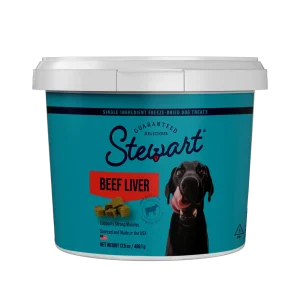 Stewart Single Ingredient Freeze Dried Dog Treats Beef Liver 17.5 oz