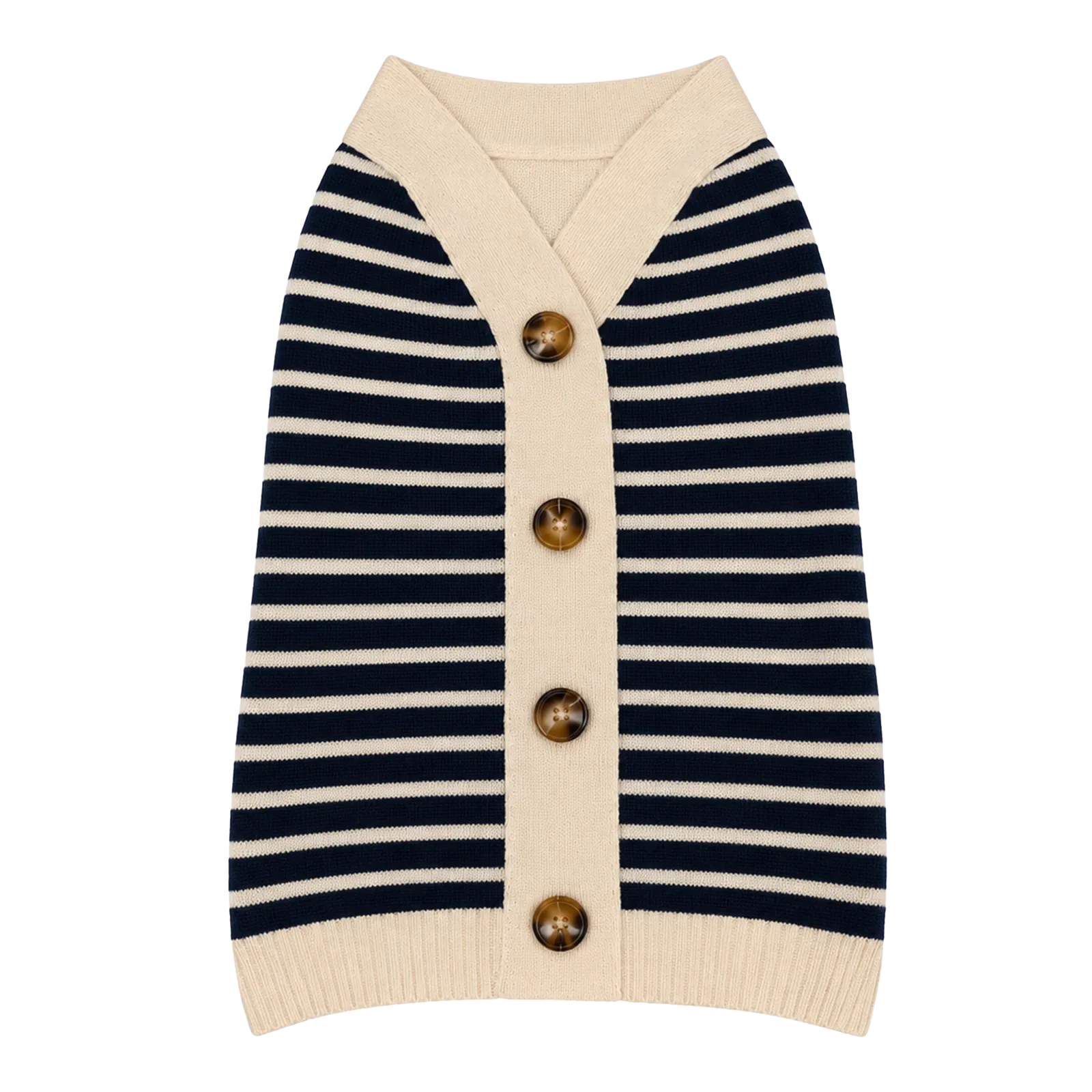 STRIPED CARDIGAN SWEATER