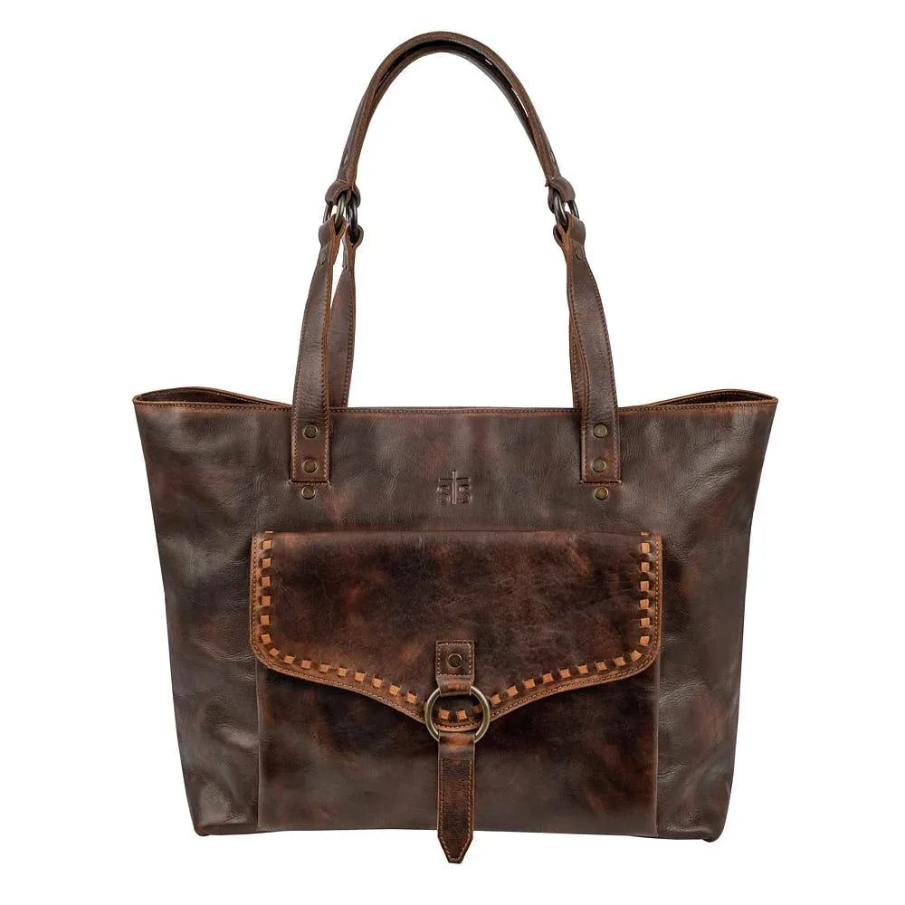 STS Ranchwear Bandera Chocolate Carry All Tote