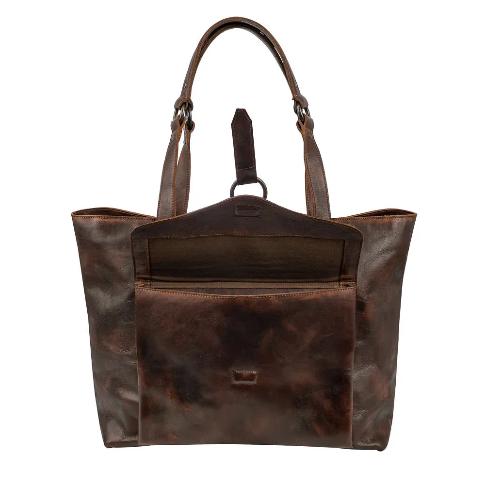 STS Ranchwear Bandera Chocolate Carry All Tote - Image 2