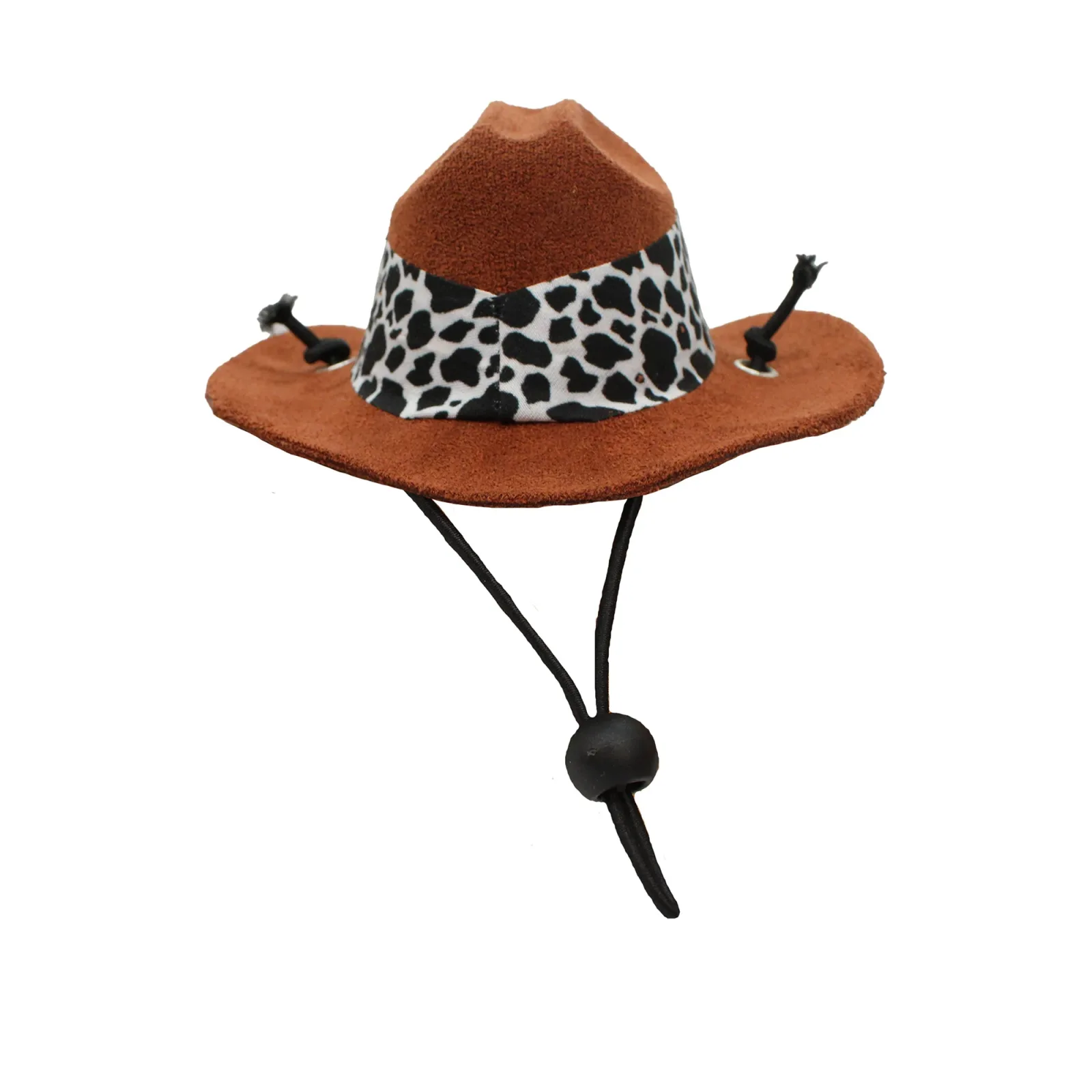 Suede Cowboy Hat Pet Halloween Costume - Image 2