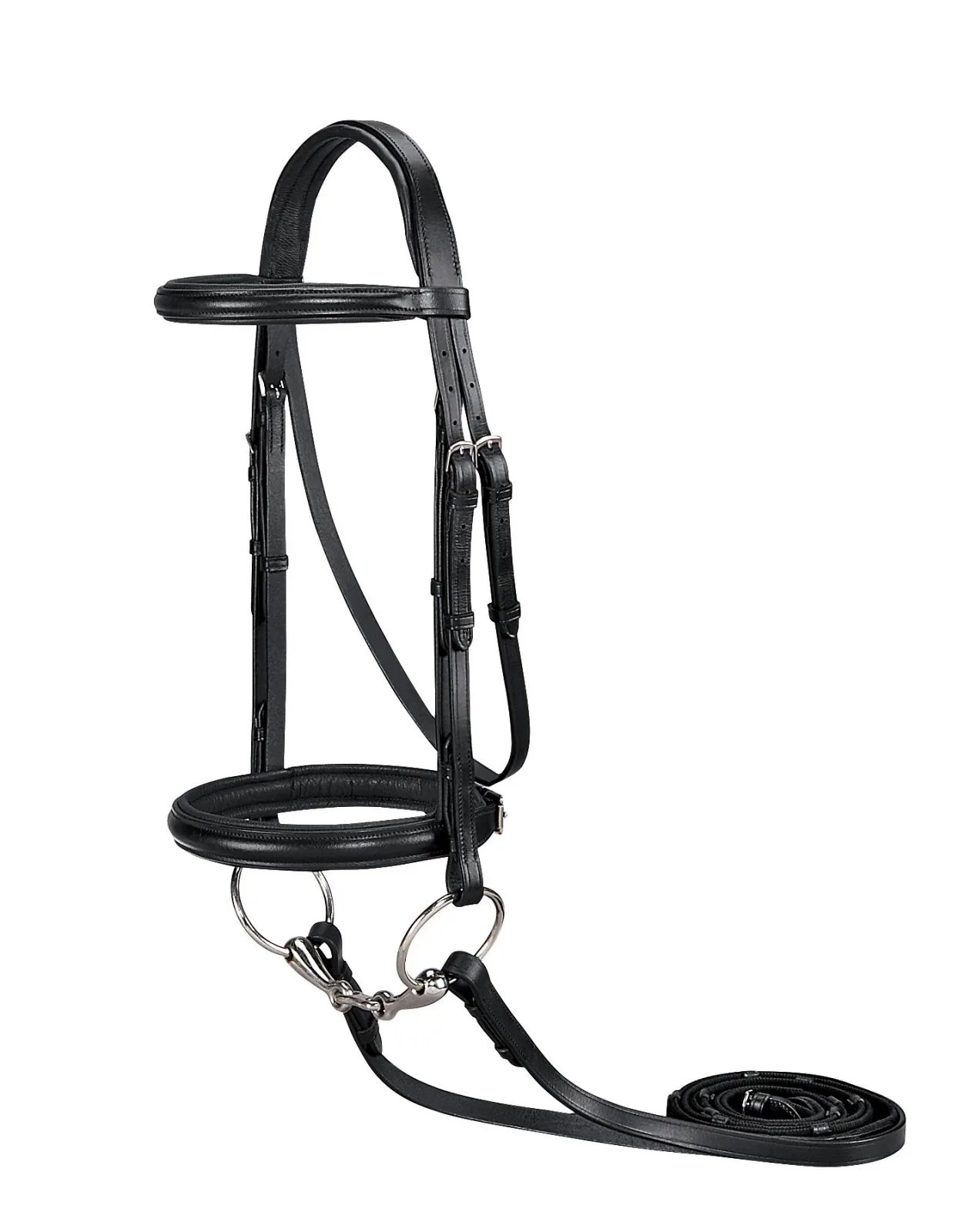 Suffolk™ Single Crown Classic Dressage Bridle - Image 2