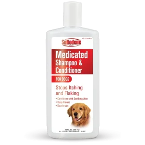 Sulfodene Medicated Shampoo & Conditioner for Dogs 12 oz