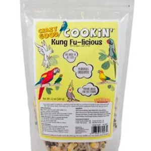 Sun Seed Crazy Good Cookin' Kung Fu-licious Bird Treat 12 oz