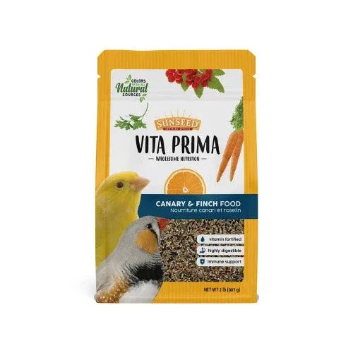 Sun Seed Vita Prima Canary & Finch Bird Food 2 lb - Image 2