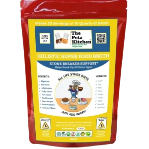 Super Dog Food Broth Stone Breaker Support* The Petz Kitchen Dogs & Cats